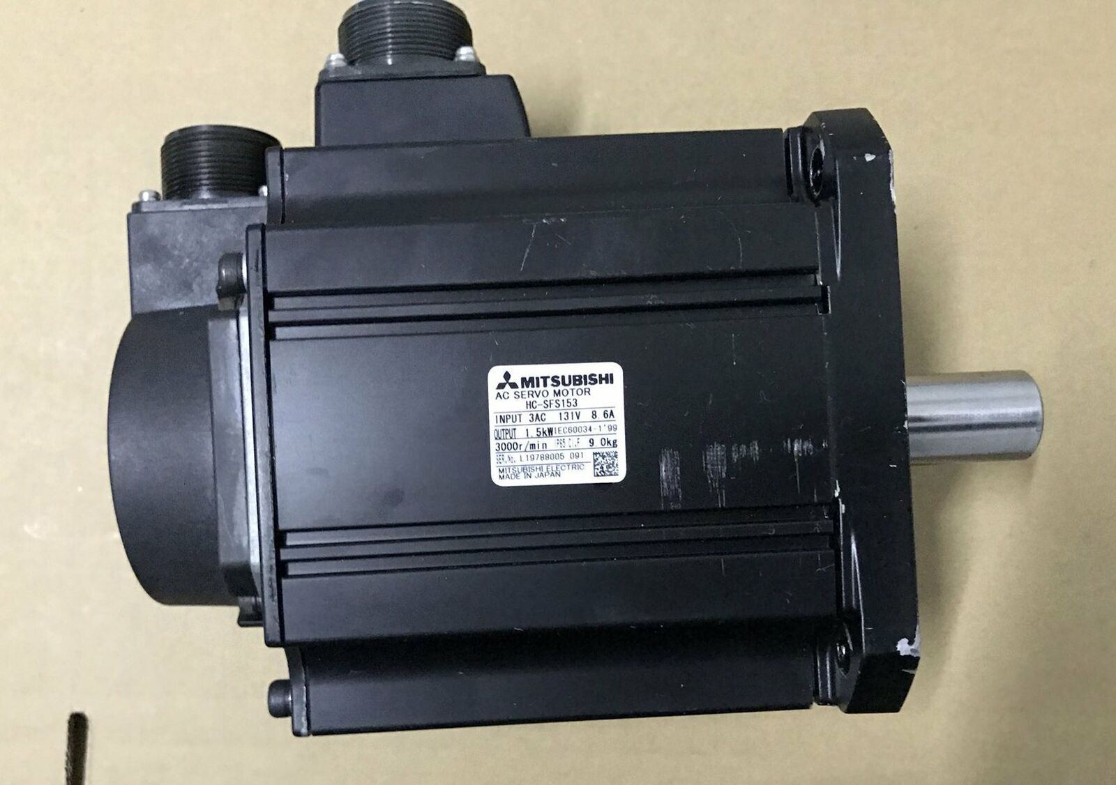 used ONE Mitsubishi servo motor HC-SFS153 - MITSUBISHI