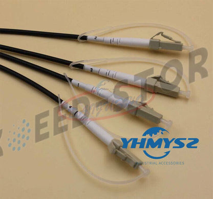 Outdoor LC MM Fiber Optic Patch Cord Waterproof 4 cores Armored TPU Cable