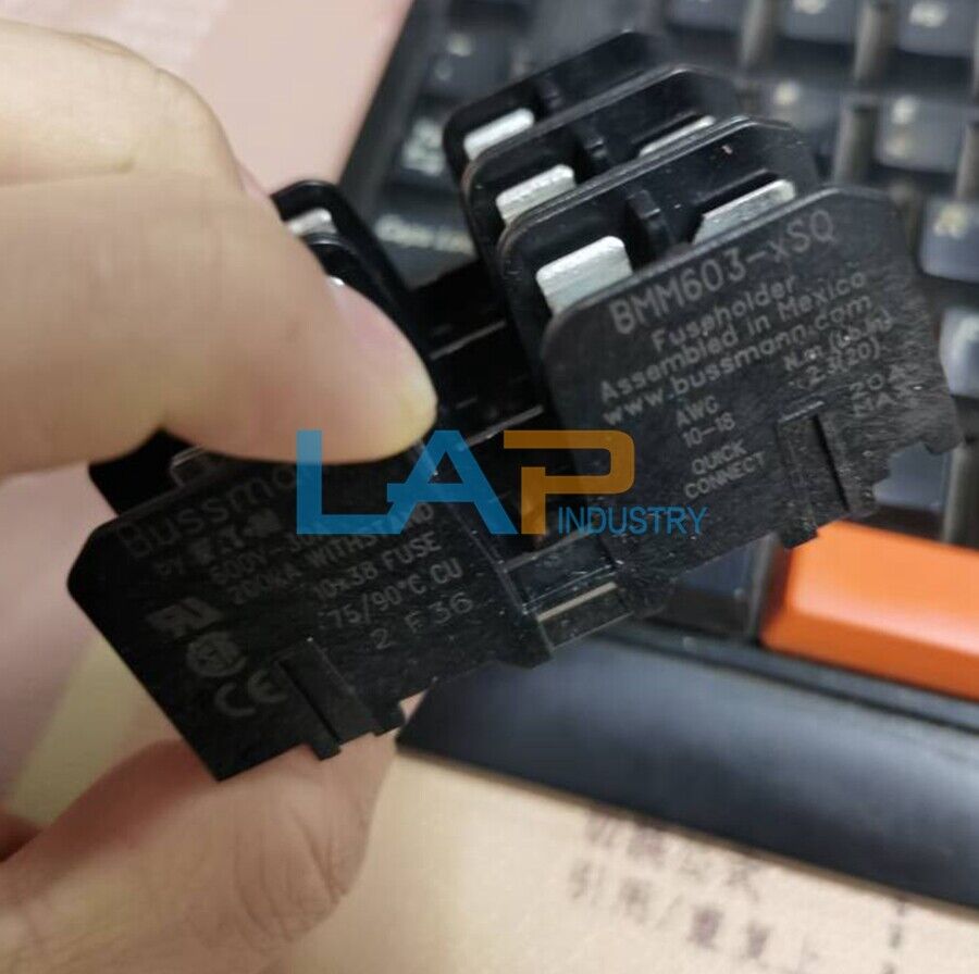 BUSSMANN Fuse Holder BMM603-xSQ for 10x38mm Fuses - Pack of 5 - BUSSMANN