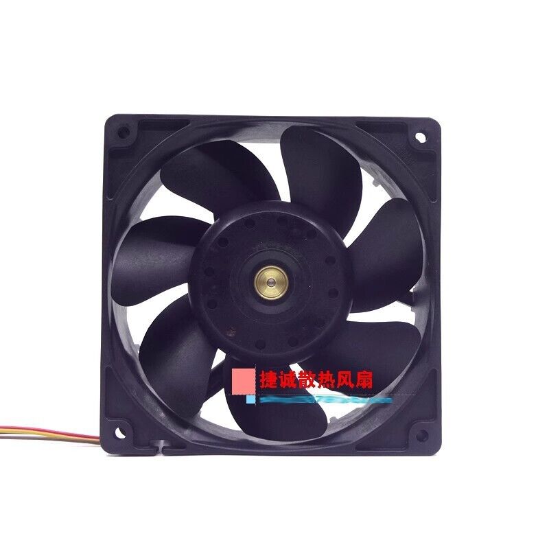 new Sanyo 109R1212H1011 12038 12V 0.52A 12CM 4-wire silent chassis cooling fan