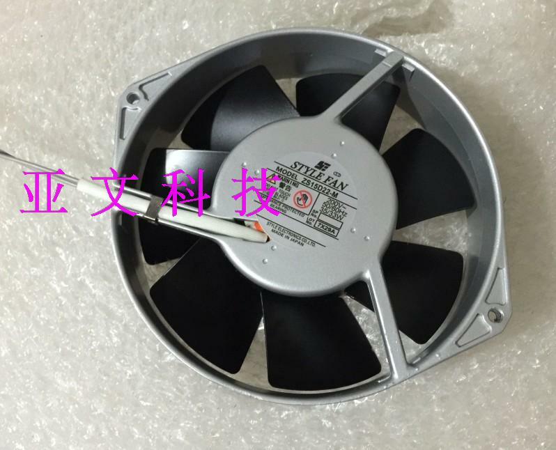 1pcs  STYLE FAN ZS15D22-M 220V 35 / 33W 15038 AC Fan