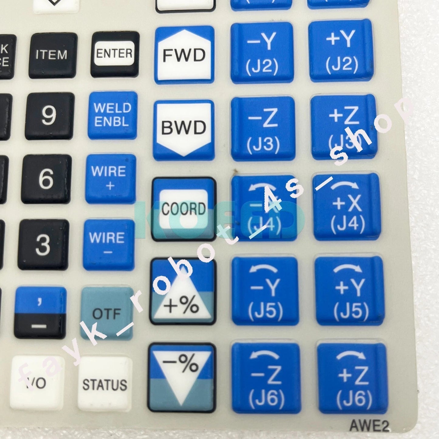 Membrane Keypad for Fanuc AWE2 Teach Pendant Protective button Film overlay