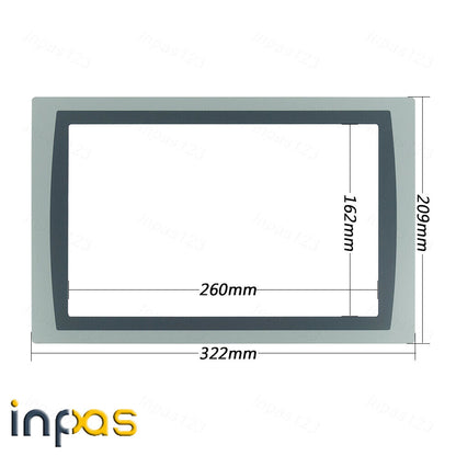 2711P-T12W22D8S 4-Wire Touch Screen Panel Glass + Overlay film - BRAND NAME