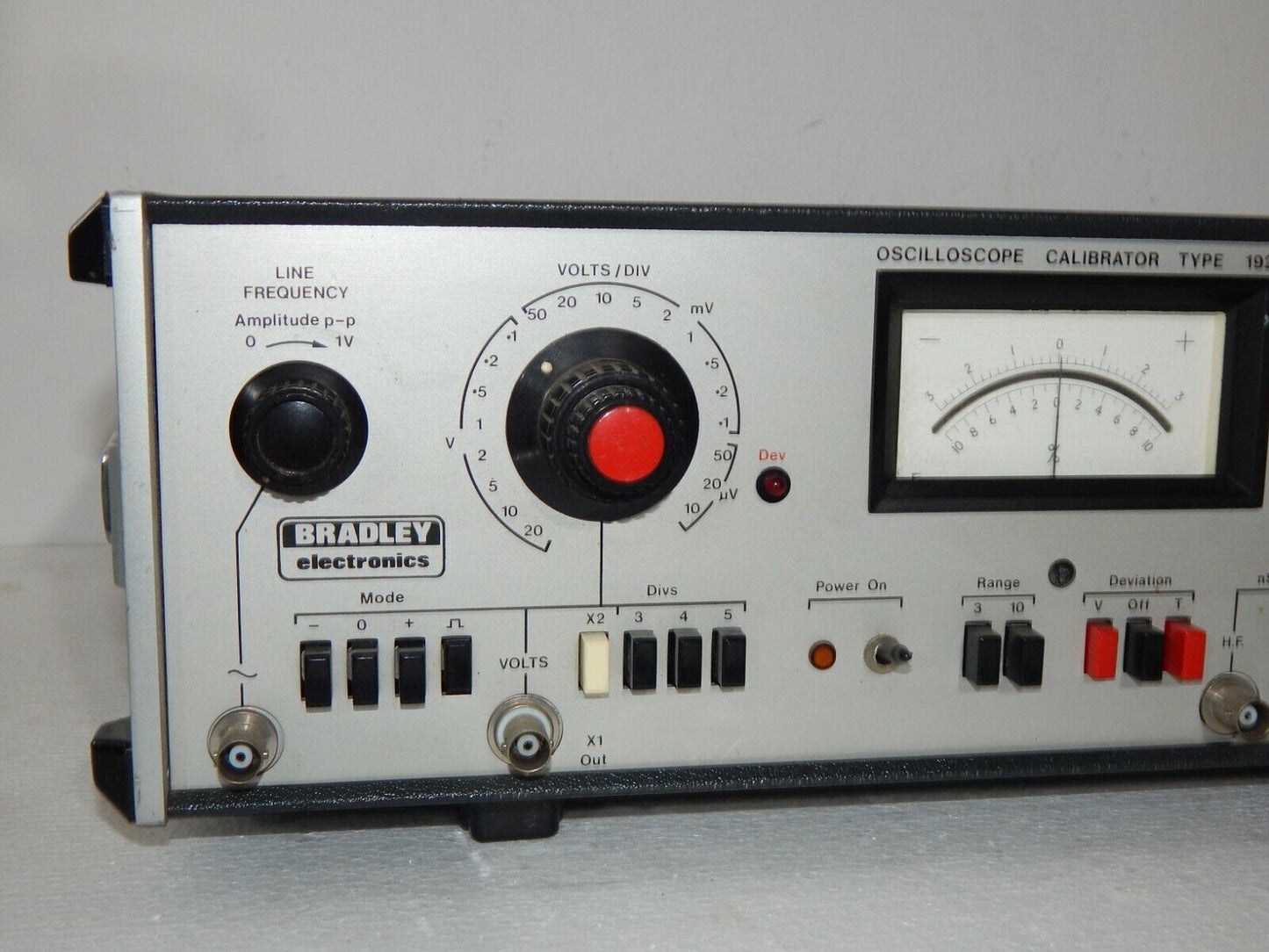 Used Bradley Electronics Oscilloscope Calibrator Type 192 - BRADLEY
