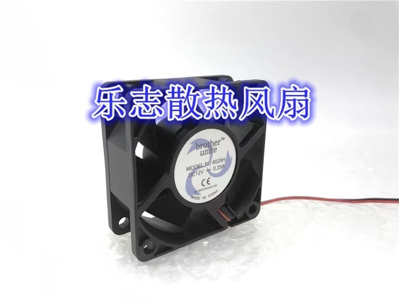 brother unite BU6025H 6025 DC12V 0.25A 6CM 2-wire Inverter Cooling Fan