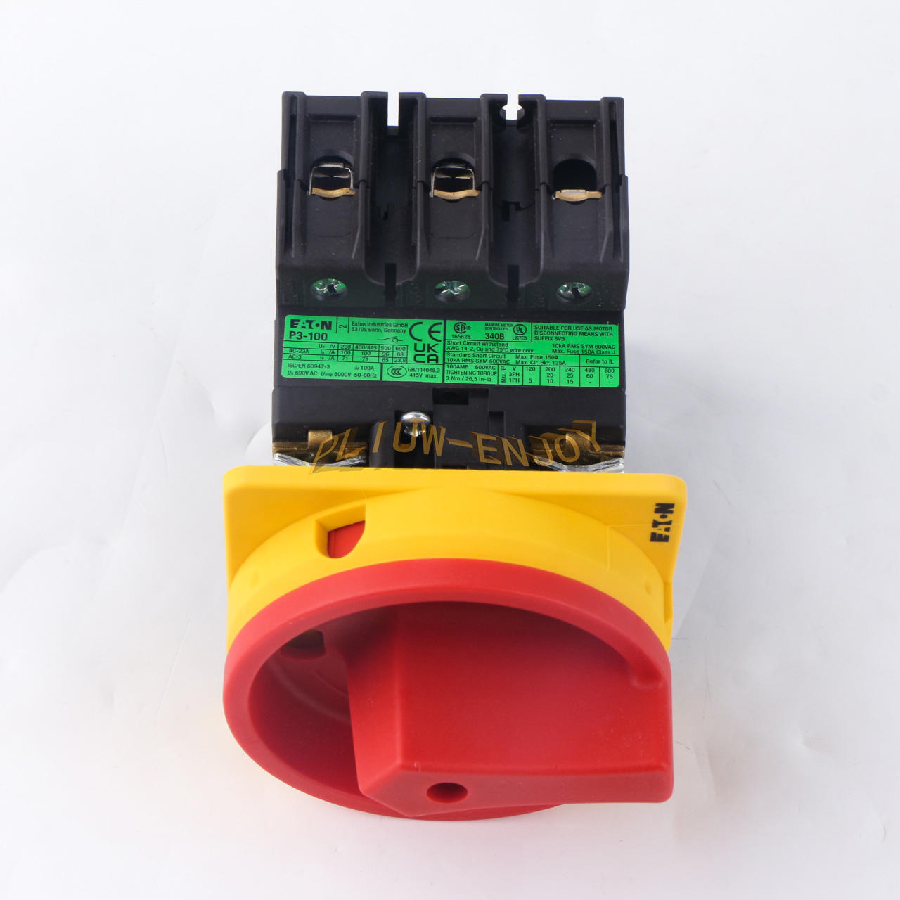 new 1PC EATON MOELLER Disconect switch P3-100/V/SVB - EATON MOELLER