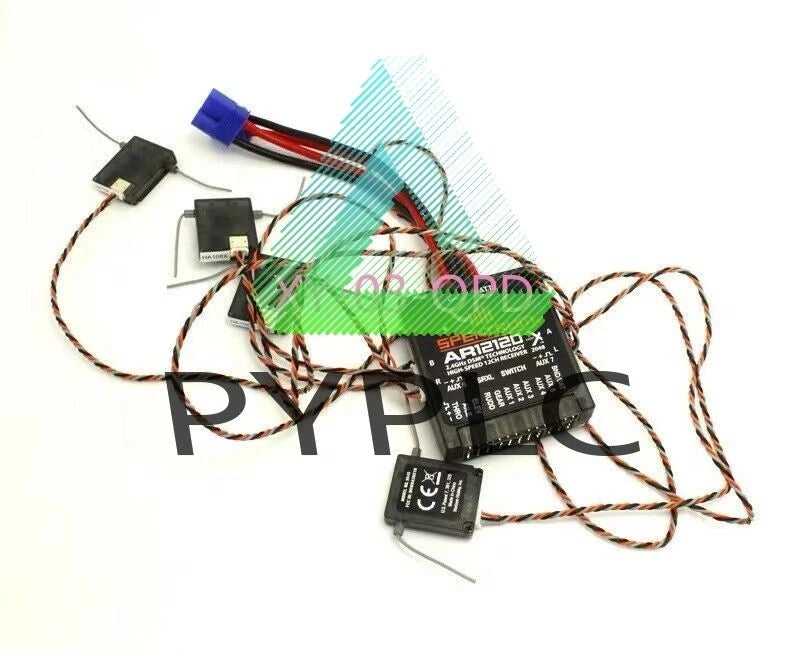 1PCS AR12120 2.4G12 Channel Power Safe Receiver for SPMAR12120 with 4 Satellites
