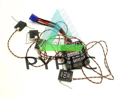 1PCS AR12120 2.4G12 Channel Power Safe Receiver for SPMAR12120 with 4 Satellites