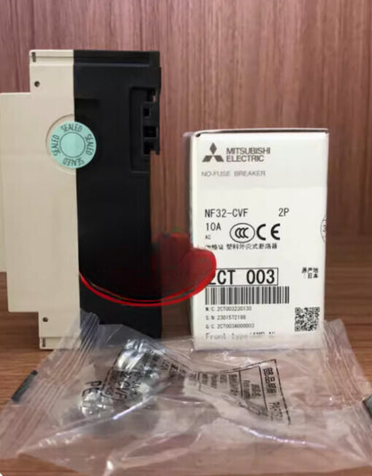 1PC  Mitsubishi Plastic-case circuit breaker NF32-CVF 2P 10A/5A/20A