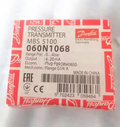new 1pcs Danfoss MBS5100 060N1068 0-4bar Pressure Transmitter Sensor - DANFOSS