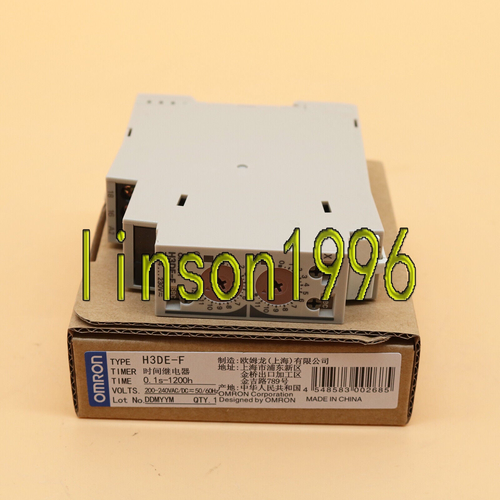 Omron H3DE-F Time Relay - OMRON