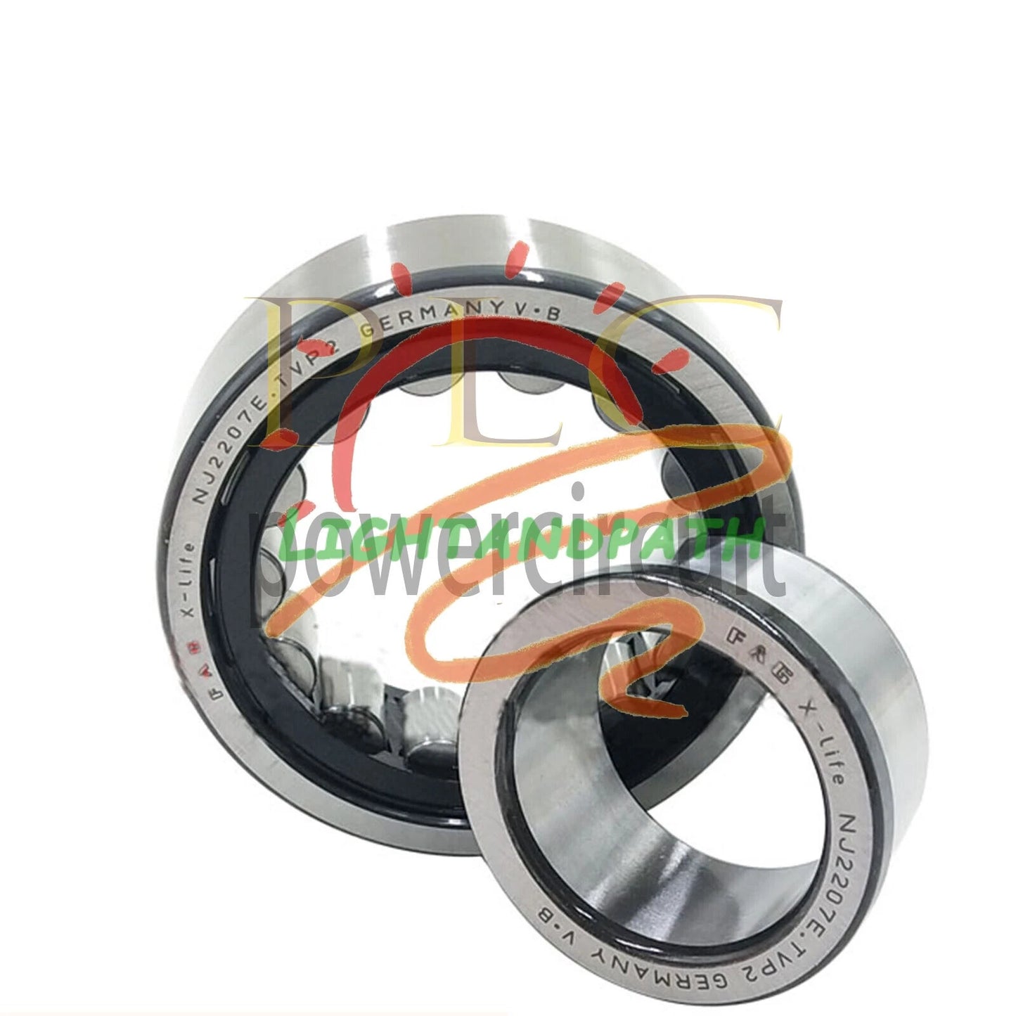 1Pcs FAG NJ 2207E.TVP2 Cylindrical Roller Bearings 35x72x23mm~