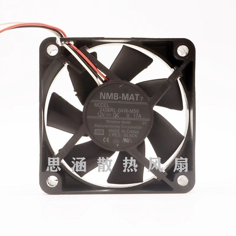 NMB 2406RL-04W-M59 6CM 6015 12V 0.17A Projector Cooling Fan