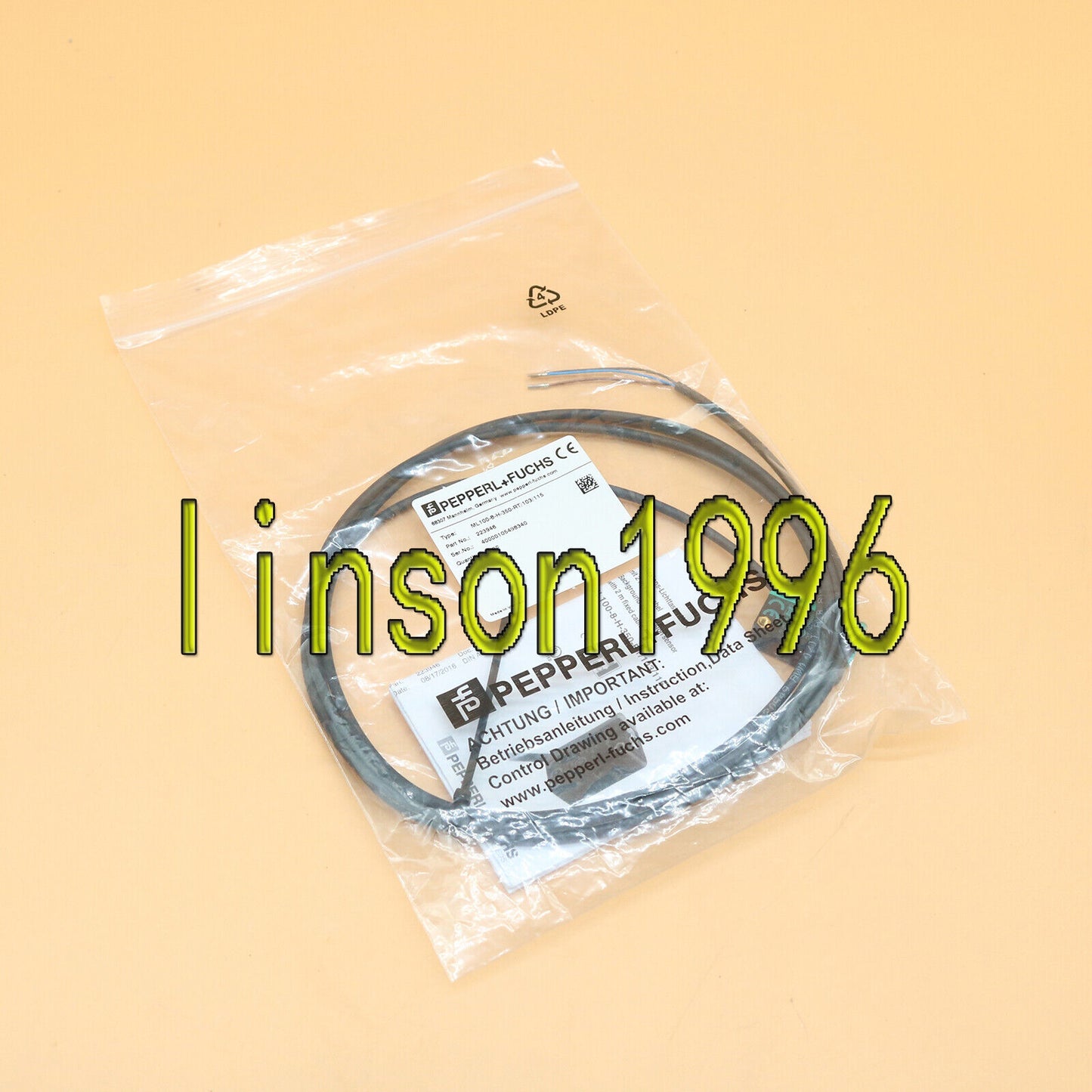 Pepperl+Fuchs ML100-8-H-350-RT/103/115 Sensor - PEPPERL+FUCHS