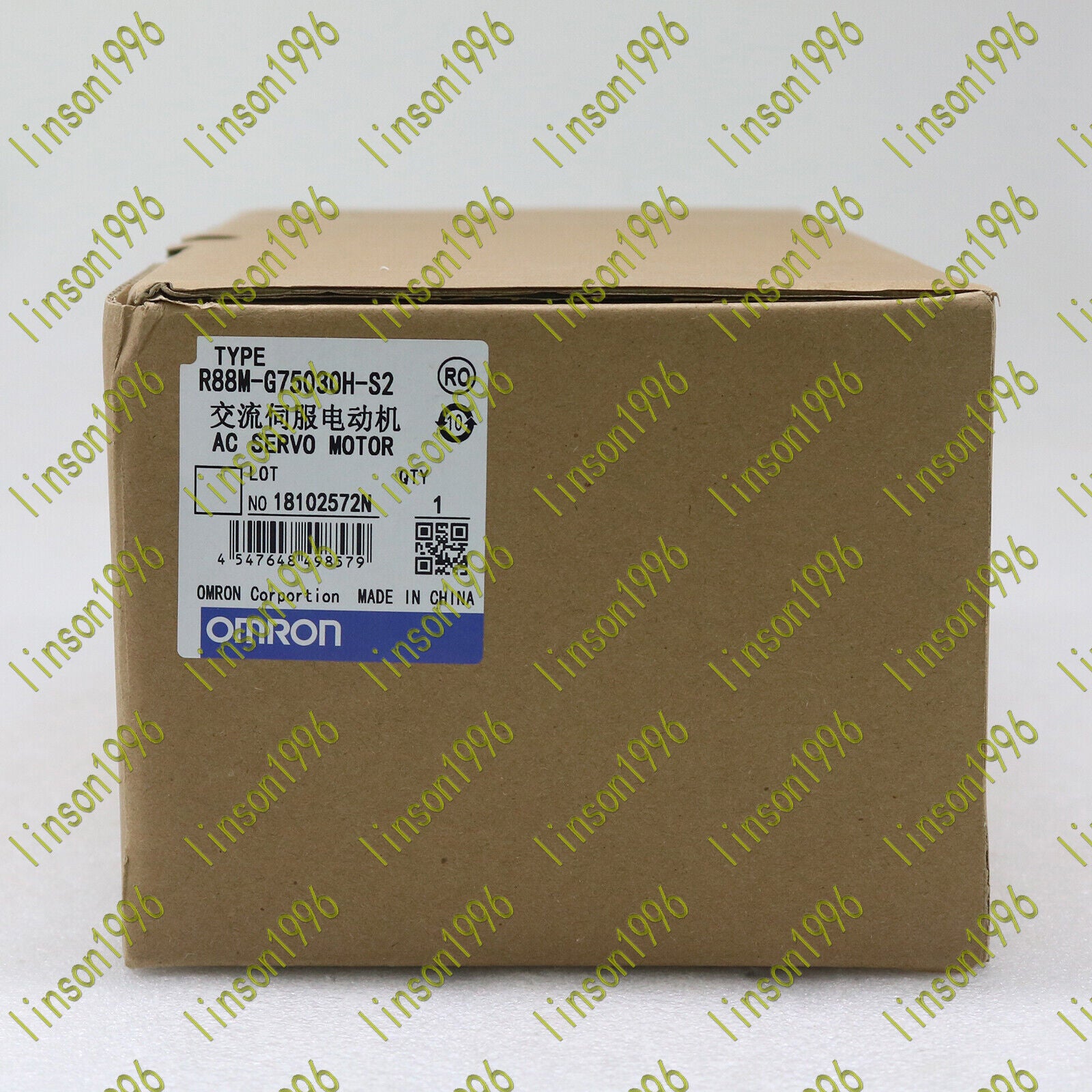 Omron R88M-G75030H-S2 AC servo motor, 1PC, In Box, Fast shipping - OMRON