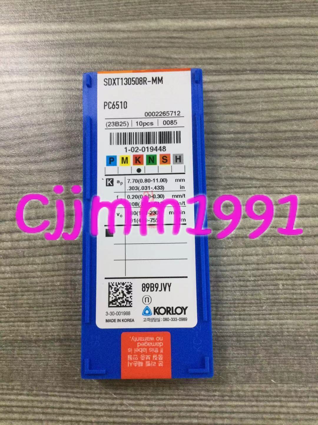 new 10PCS/box   KORLOY CNC SDXT130508R-MM PC6510