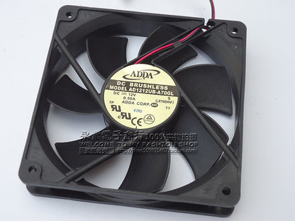 ADDA AD1212UB-A70GL12025 12V 0.50A 120mm cooling fan