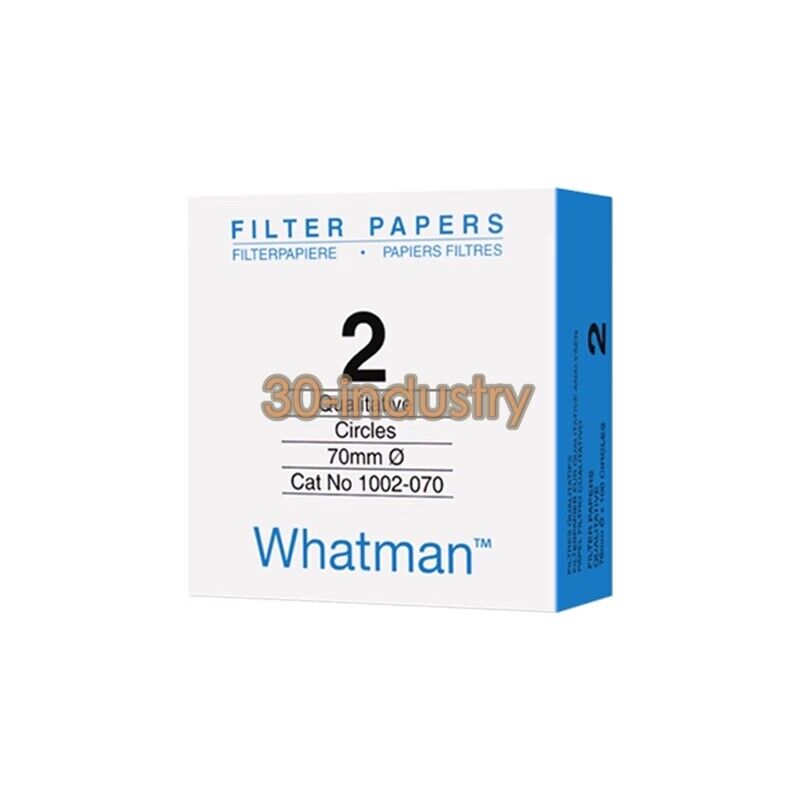 Whatman No. 2 Qualitative Filter Paper, 100pcs/box, 8UM - WHATMAN
