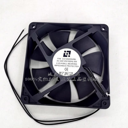 1PCS P/N CC12025S2ML AC220V 5W 0.03A 12CM Silent Cooling Fan