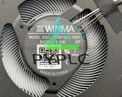 1PCS For MODEL GK5MP60 Laptop Cooling Fan EGC-80081S1-0AH DC5V 2.5W~