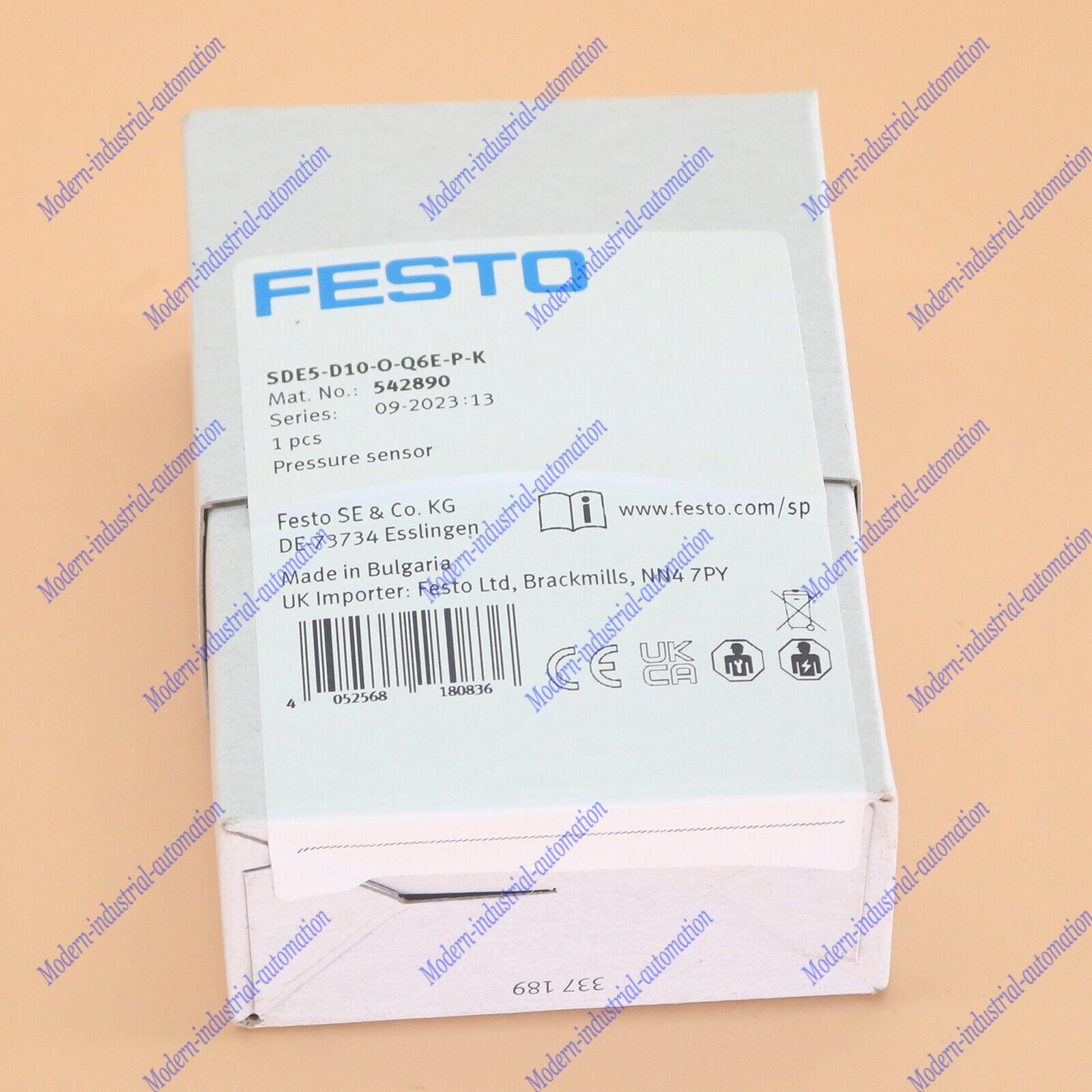 new 1PC FESTO SDE5-D10-O-Q6E-P-K 542890 pressure switch fast Ship - FESTO