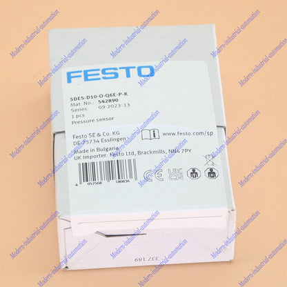 new 1PC FESTO SDE5-D10-O-Q6E-P-K 542890 pressure switch fast Ship - FESTO