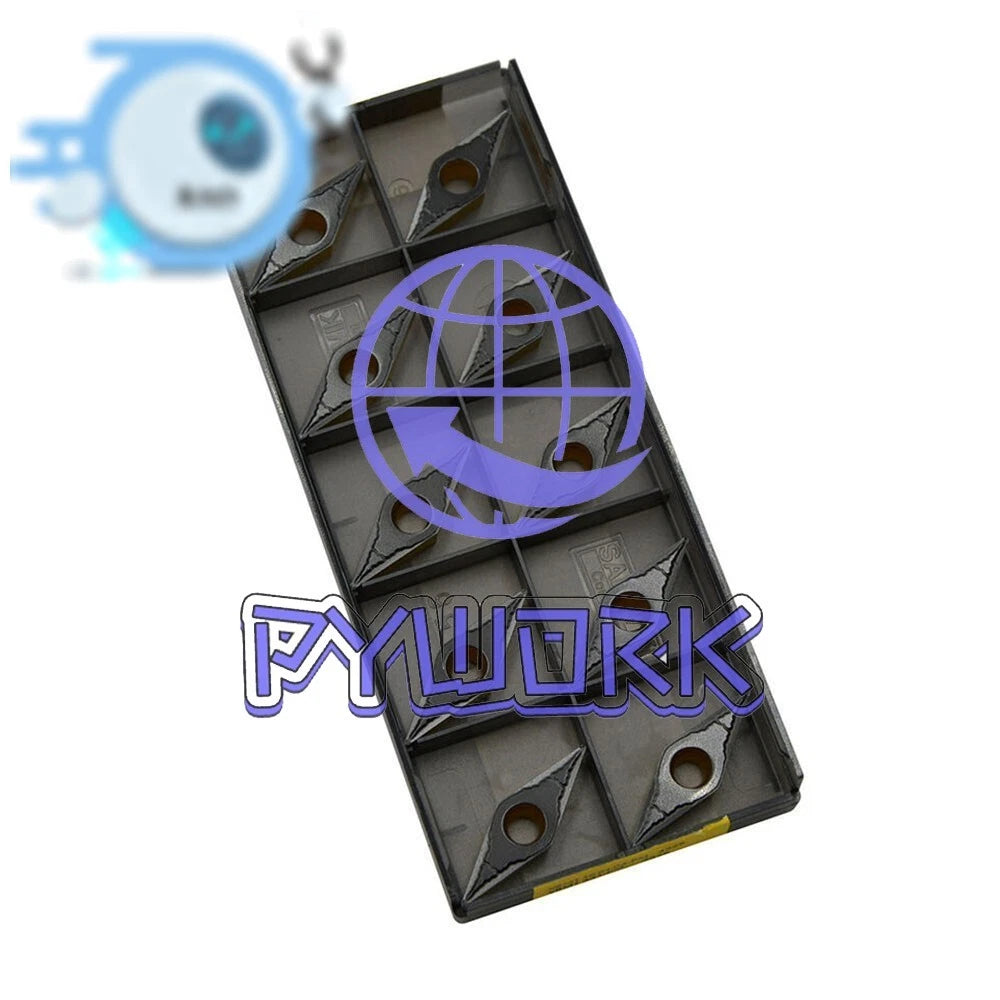 SVQBR1616H16 External Lathe Turning Holder + 10Pcs VBMT160404-PM 4325 Inserts
