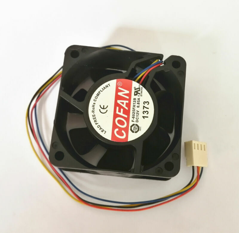 new 1PCS COFAN 6CM 12V 0.85A F-6025FH12B 4-wire 4P cooling fan