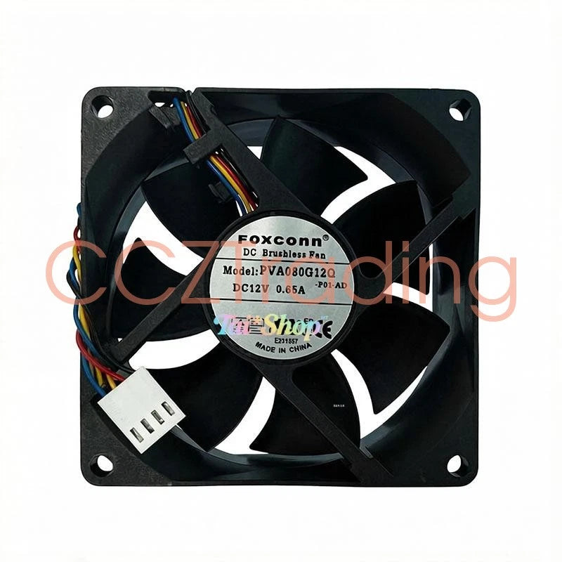 1 Pc. PVA080G12Q Cooling Fan 8025 DC12V 0.65A 8CM 4Pin