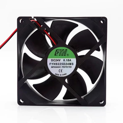 1PCS FYH9225D24MS 9025 DC24V 0.18A 2-Wire Inverter Axial Cooling Fan