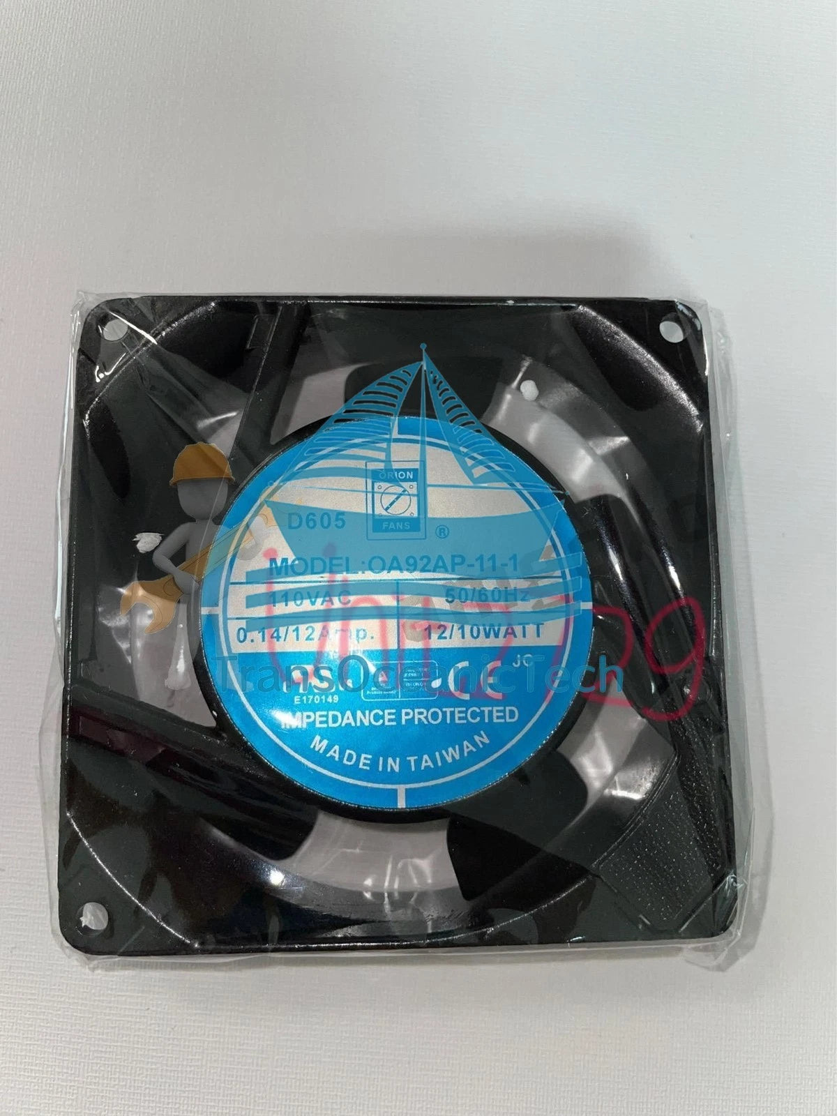 1pc OA92AP-11-1 WB 92x25mm 115V 9025 110v