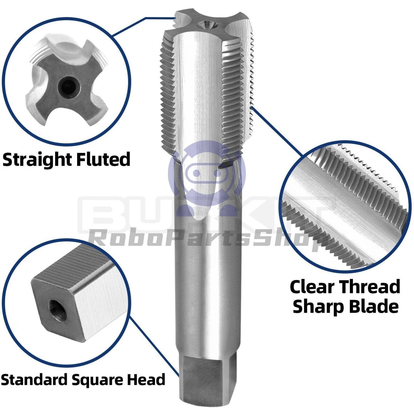 M39 X 1.5 Tap and Die Set Right Hand, M39X1.5 Machine Tap and Round Die