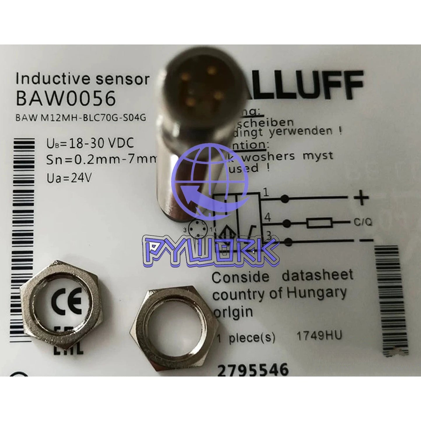 1PC BALLUFF BAW0056 BAW M12MH-BLC70G-S04G Proximity Switch Free ship #YP1