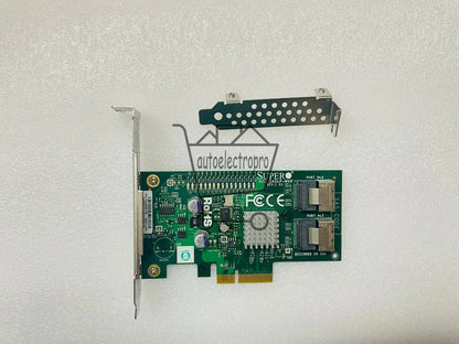 1PCS Supermicro AOC-SASLP-MV8 REV 1.01 PCI-E 8-Port SAS/SATA RAID Controller