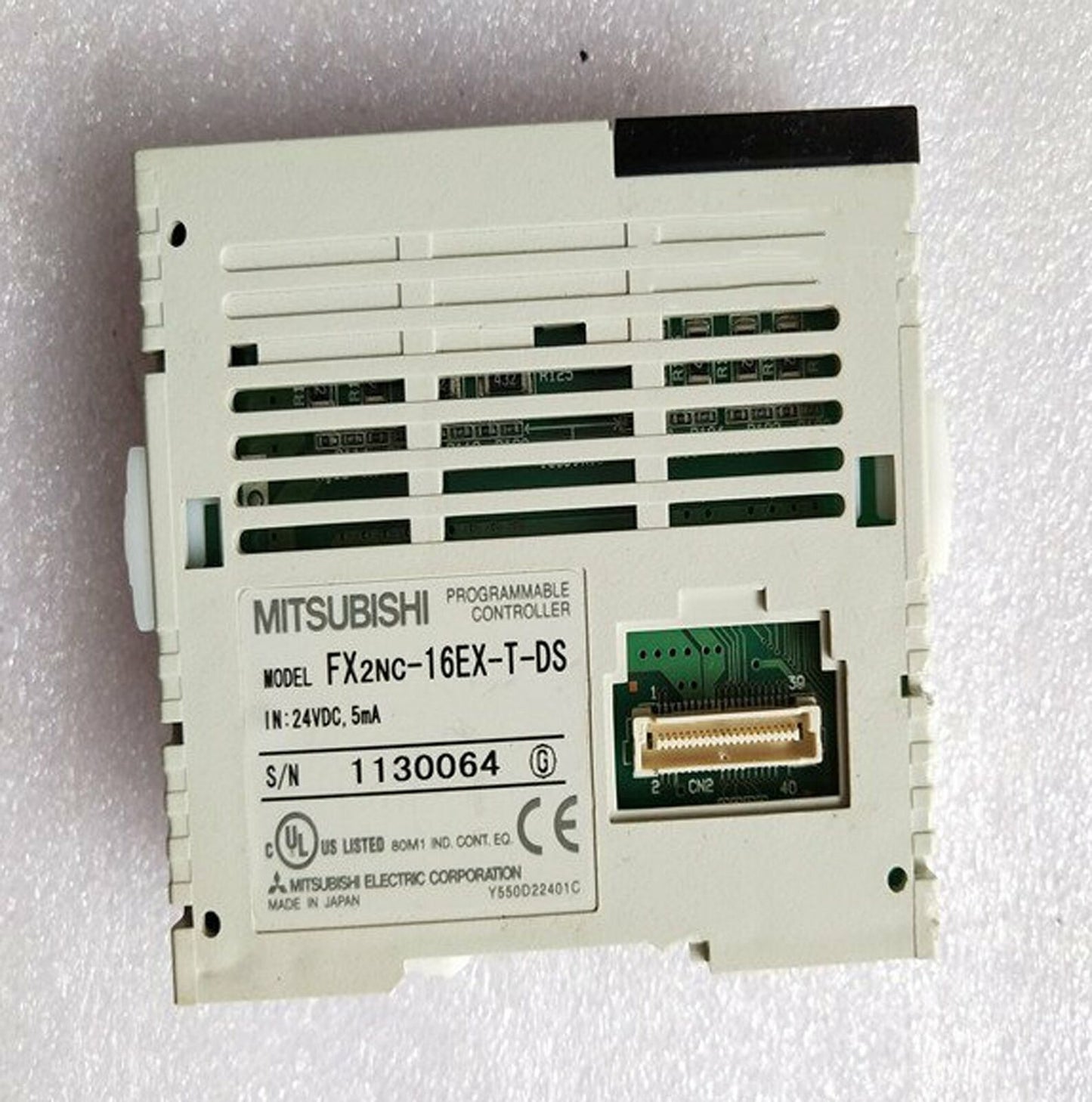 Used Mitsubishi FX2NC-16EX-T-DS Programmable Controller – Tested & Good Condition - MITSUBISHI