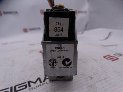 JOHNSON CONTROLS P20EB-1C AIR PRESSURE REGULATOR - JOHNSON CONTROLS