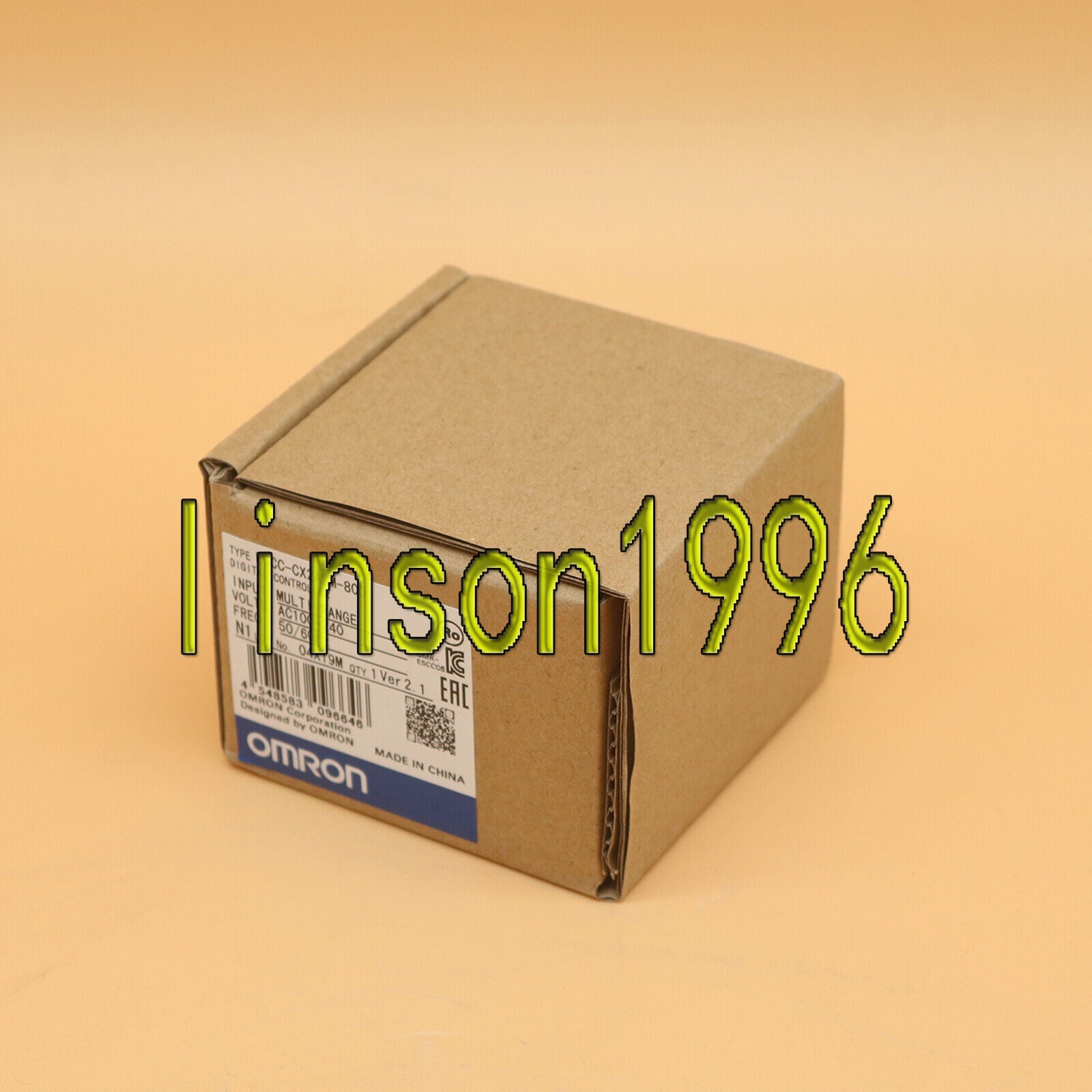 Omron Temperature Controller E5CC-CX2ASM-800 100-240VAC 1 Year - OMRON