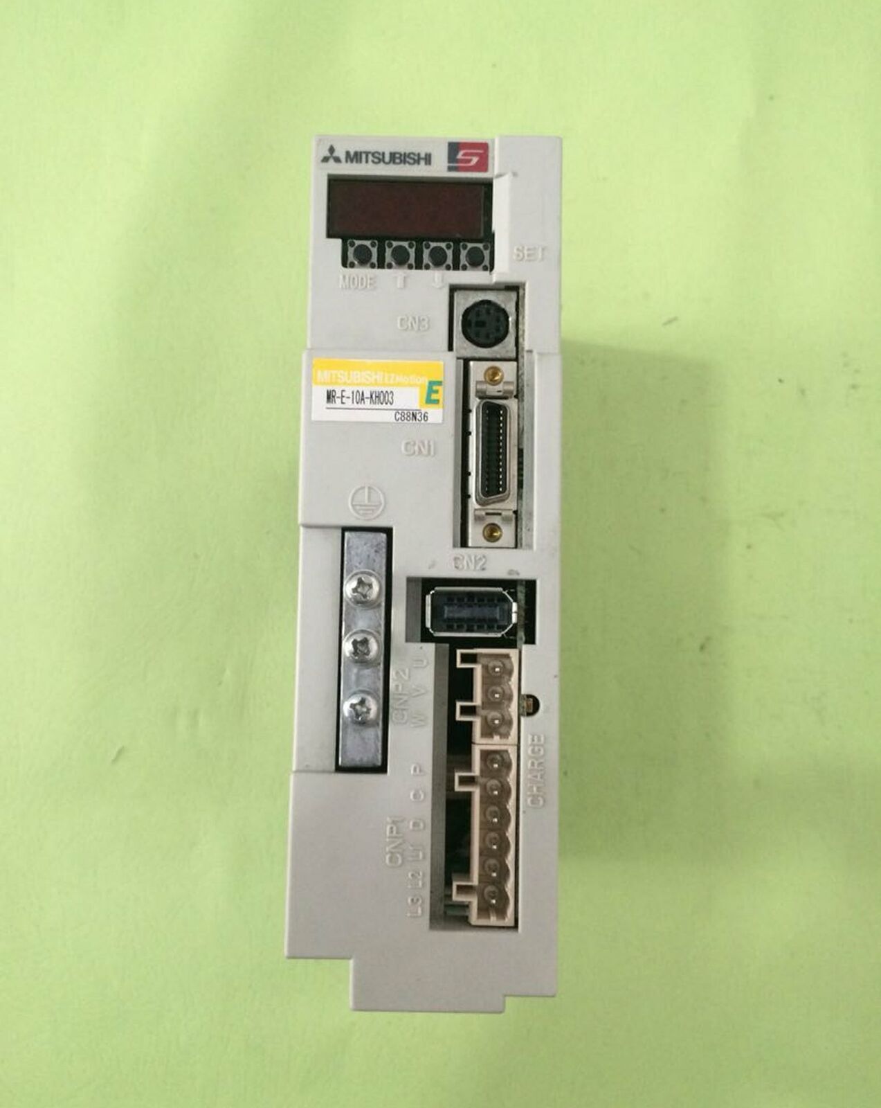 Used Mitsubishi AC Servo Motor MR-E-10A-KH003: Tested and in Excellent Condition - MITSUBISHI