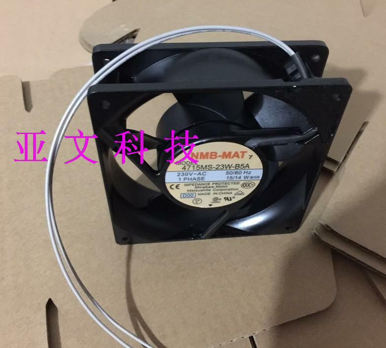 1pcs NMB 4715MS-23W-B5A 220V 15 / 14W 120 * 120 * 38MM aluminum frame fan