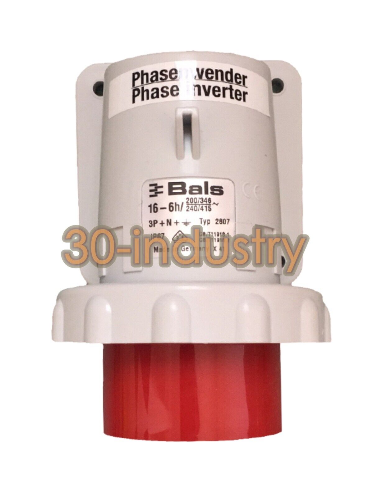 TYP2607 Open-Mounted Industrial Plug 5P 16A - 1pcs New - TYP