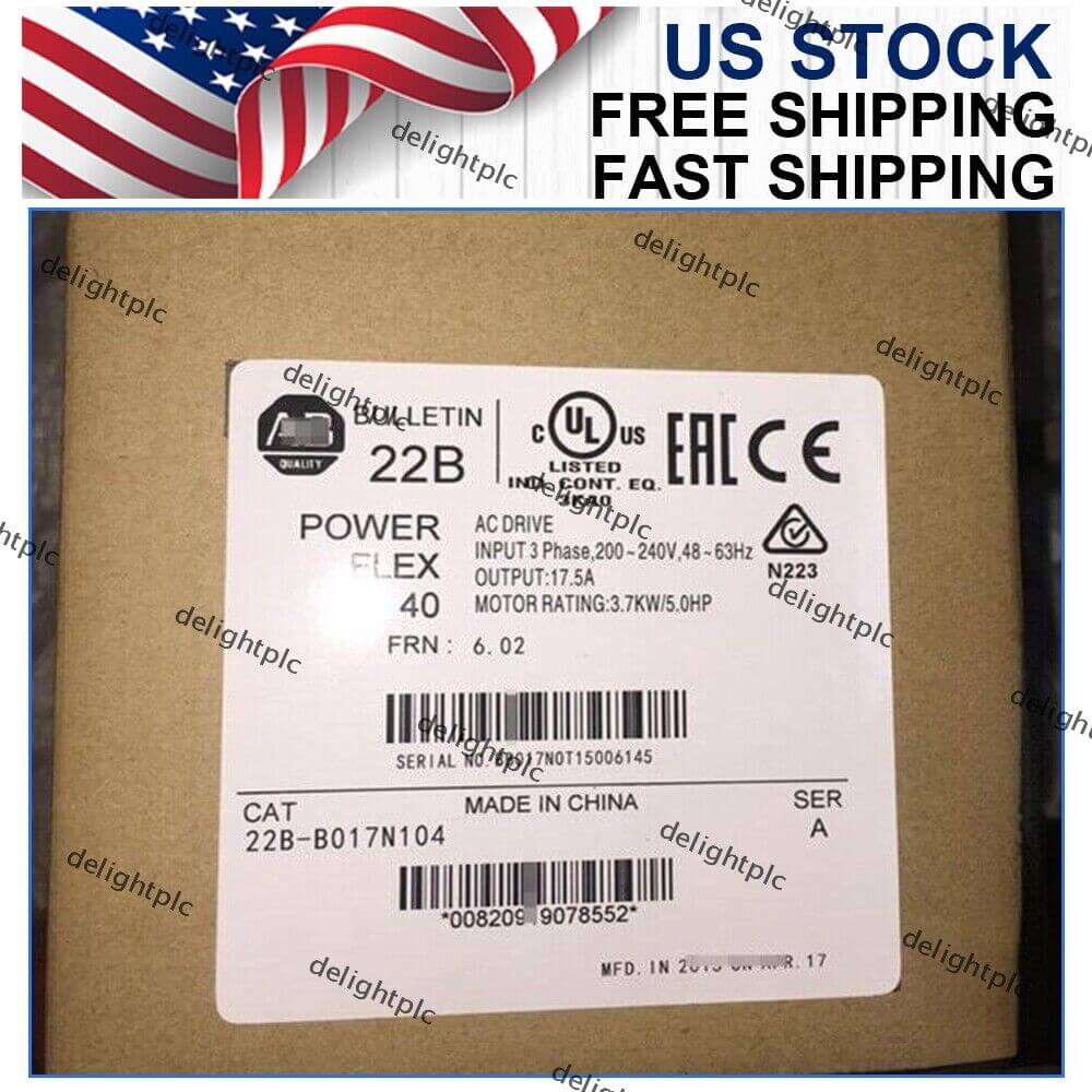 Allen-Bradley Rockwell inverter 22B-B017N104 3.7KW three-phase 220V 22B B017N104 - ALLEN-BRADLEY