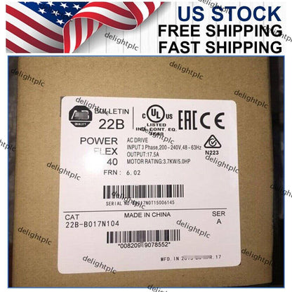 Allen-Bradley Rockwell inverter 22B-B017N104 3.7KW three-phase 220V 22B B017N104 - ALLEN-BRADLEY