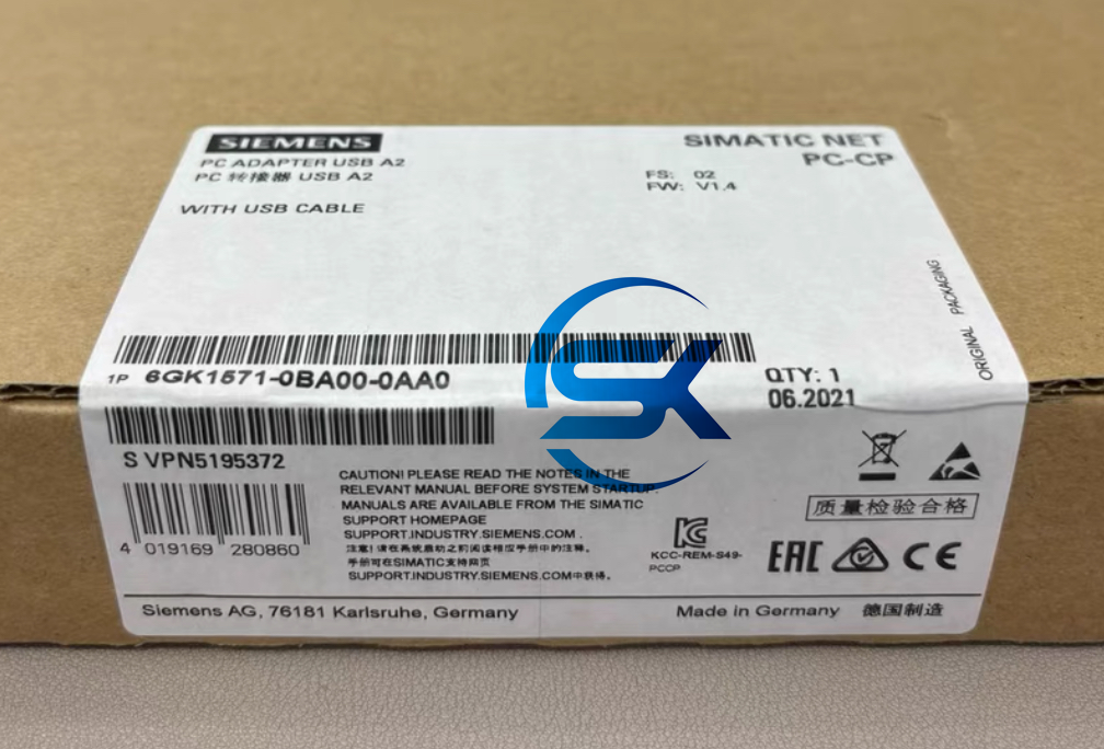 new  In Box Siemens 6GK1571-0BA00-0AA0 6GK1571-0BA00-0AA0 Programming Cable