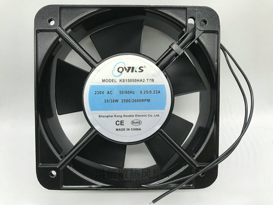 1pcs  QVKS KS15050HA2-T7B 230V 0.25/0.23A cabinet fan