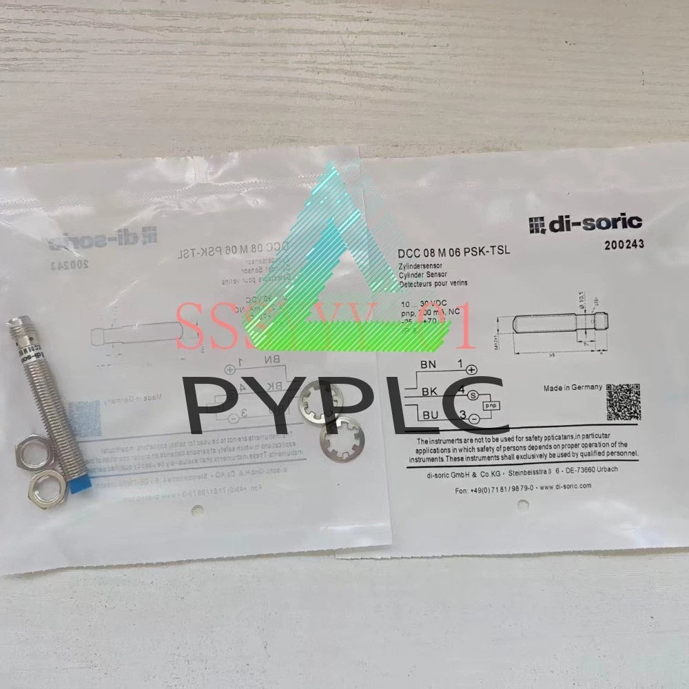1Pcs FOR Di-soric Proximity Sensor DCC 08 M 06 PSK-TSL Freight Free