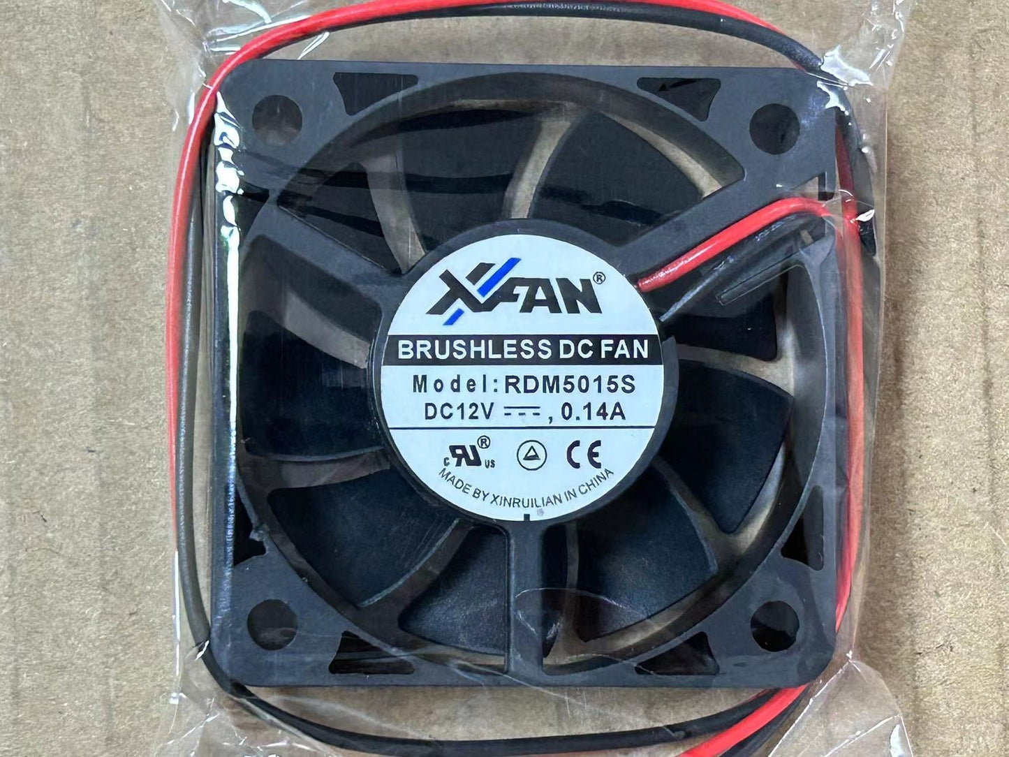new  XFAN RDM5015S 12V 0.14A 50*50*15MM 5CM Samsung DVD player cooling fan
