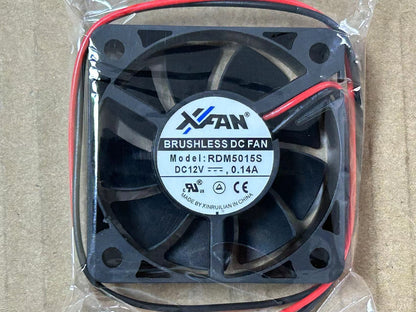 new  XFAN RDM5015S 12V 0.14A 50*50*15MM 5CM Samsung DVD player cooling fan
