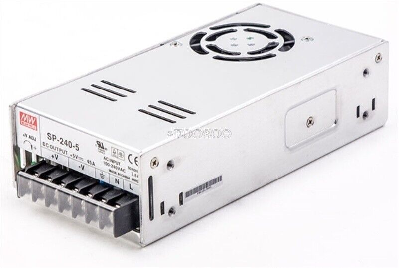 Mean Well Ac/Dc Power Supply Single-Out 5V 45A 225W - MEAN WELL