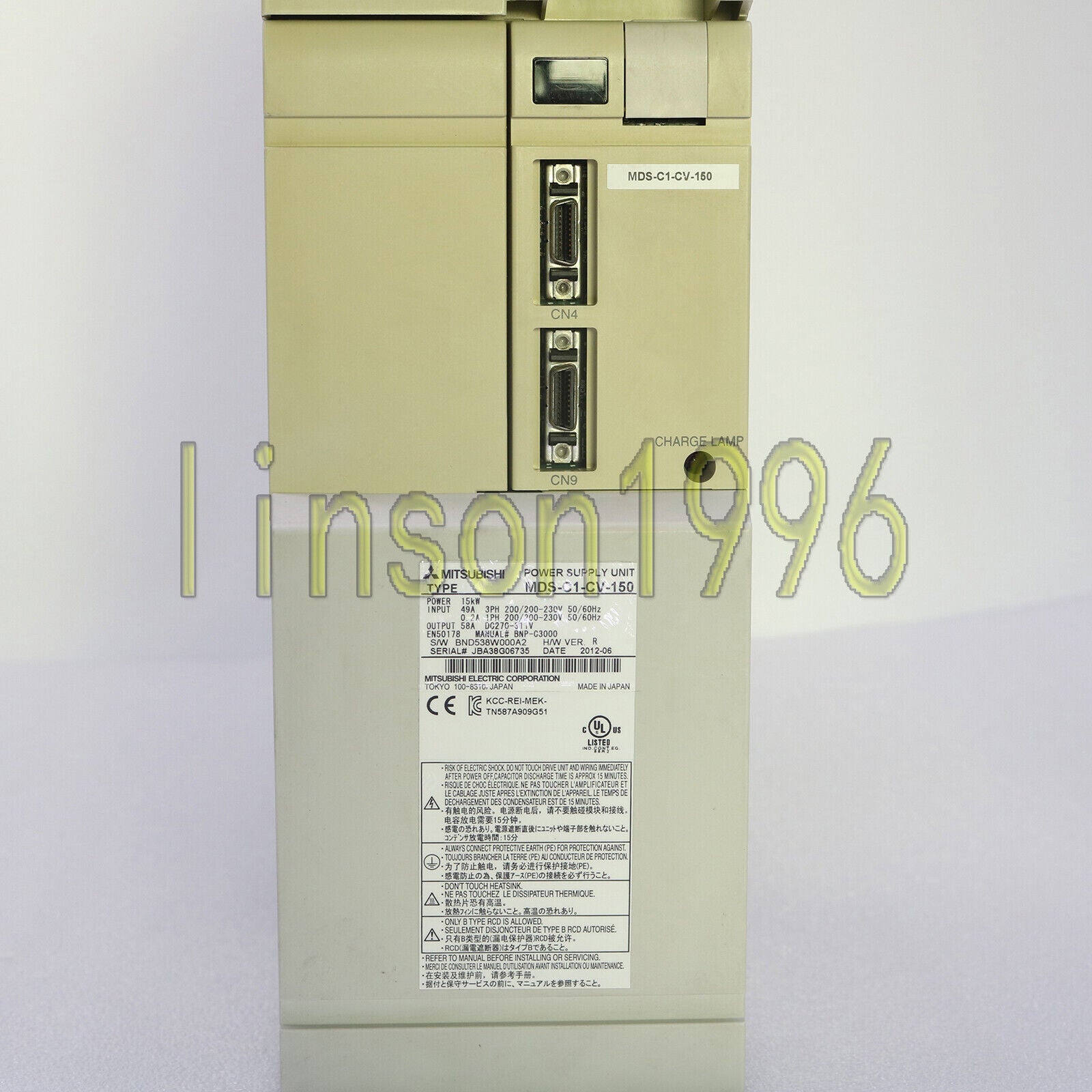 Mitsubishi SERVO DRIVE MDS-C1-CV-150 Test - MITSUBISHI