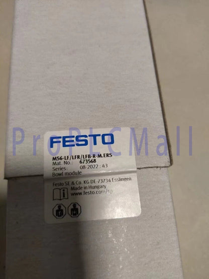 FESTO 673568 MS6-LF/LFR/LFB-R-M.ERS Air Source filter Cup 1PCS